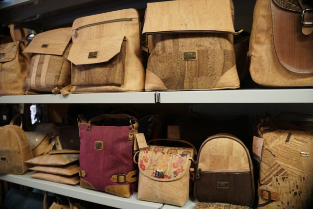 Purses made of highest quality cork